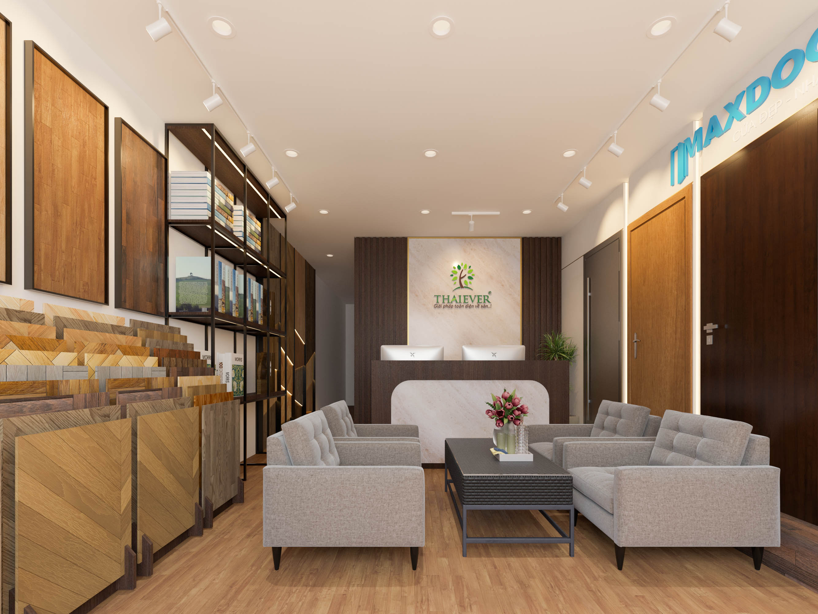 Phối cảnh Showroom 30m2